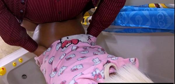  4K I Submitted My Body To Stepdad, Msnovember Standing Doggystyle With BackDrop Pajamas Open, Hardcore DaddyDaughter Ebony Sex on Sheisnovember